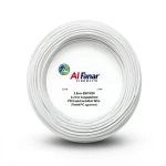 Flexible Tinned Copper Wire 0.5mm 600/1000V 0.2mm Conductor PVC Insulation White | Al Fanar