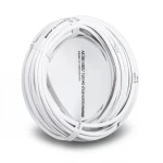 Flexible Tinned Copper Electric Wire 0.75mm² 600/1000V, 0.2mm Diameter, PVC Insulation, White | Al Fanar