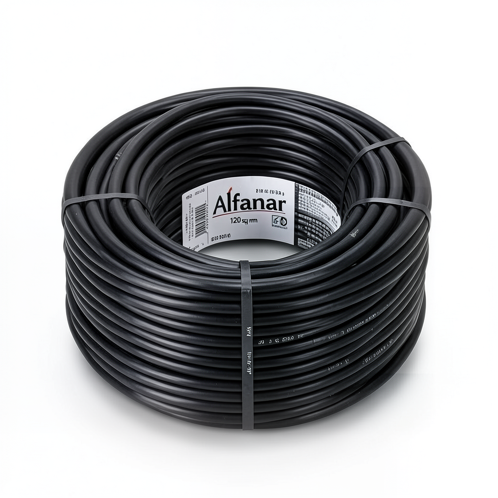 سلك نحاس مرن 120 مم2، قطر 0.5 مل، 450/750 فولت، عزل PVC | Alfanar شركة الفنار