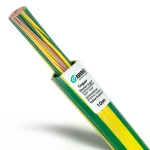 سلك كهرباء مجدول 35 مم² 450/750 فولت نحاس موصل عزل PVC 70°C لون أصفر/أخضر | شركة كابلات الشرقية للصناعة