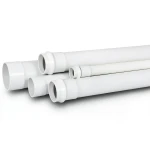 مواسير UPVC SDR 33 قطر خارجي 63 مم سماكة 2.0 مم لون أبيض