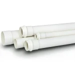 مواسير بلاستيك UPVC لأنظمة الصرف الصحي SDR 33 قطر خارجي 50 mm سمك 1.6 mm لون أبيض