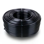 HDPE Plastic Coil Pipe PN 6 Bar PE 80 OD 25 mm Thickness 1.8 mm Black