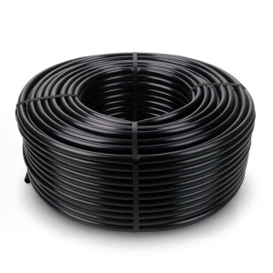لفة أنابيب HDPE ضغط اسمي 6 بار PE 80 قطر خارجي 63 مم سمك 3.6 مم لون أسود