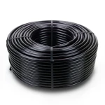 HDPE Coil Pipe Nominal Pressure 6 Bar PE 80 OD 90 mm Thickness 5.1 mm Black