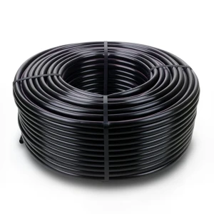 HDPE Coil Pipe Nominal Pressure 6 Bar PE 80 OD 90 mm Thickness 5.1 mm Black