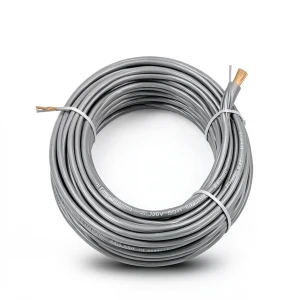50mm2 Electrical Wire Copper Conductor 0.50mm Diameter 450/750V Heat Resistant PVC Insulation Gray | Al Fanar