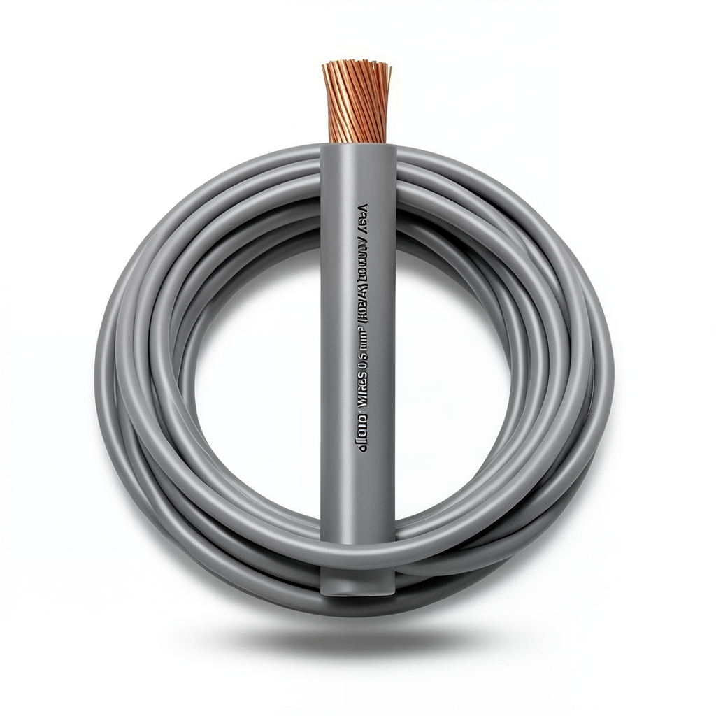 70mm Electric Wire Copper Conductor 0.50mm Diameter 450/750V Heat Resistant PVC | Al Fanar