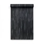 Dutch Patterned Wall Covering 10m x 0.53m, Black Color