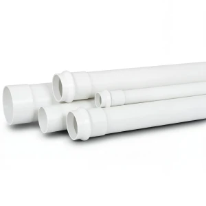 UPVC Plastic Pipe SDR 33 50 mm OD Thickness 1.6 mm White