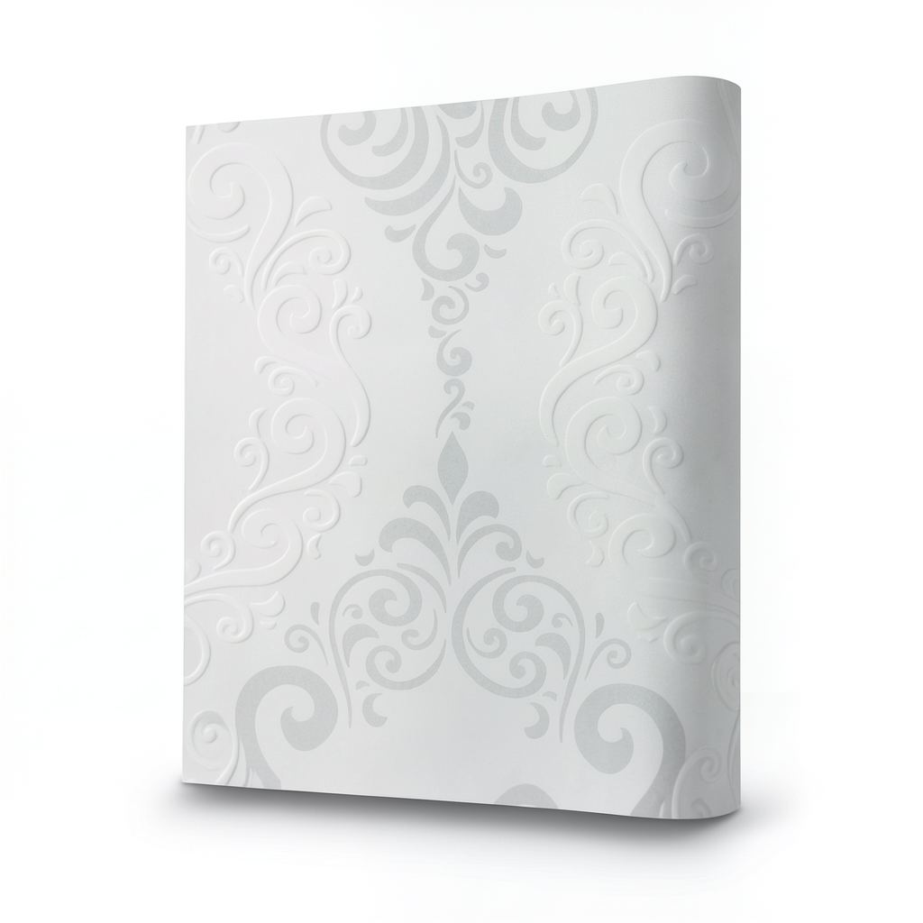 Classic Wallpaper Length 10m, Width 0.53m, Pale Gray Color