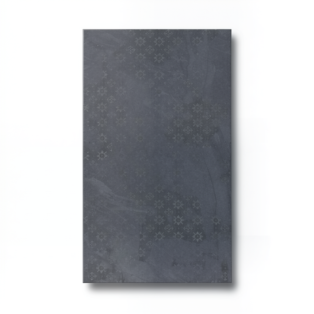 Indian Polished Porcelain Flooring 0.8×60×120 cm Dark Grey, Alviano