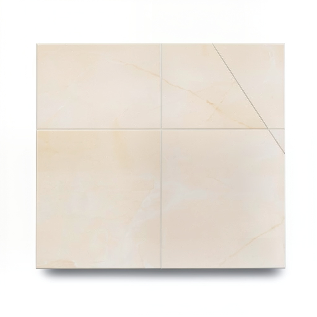 Indian Polished Porcelain Flooring 0.9×80×80 cm Beige, Pazar Model