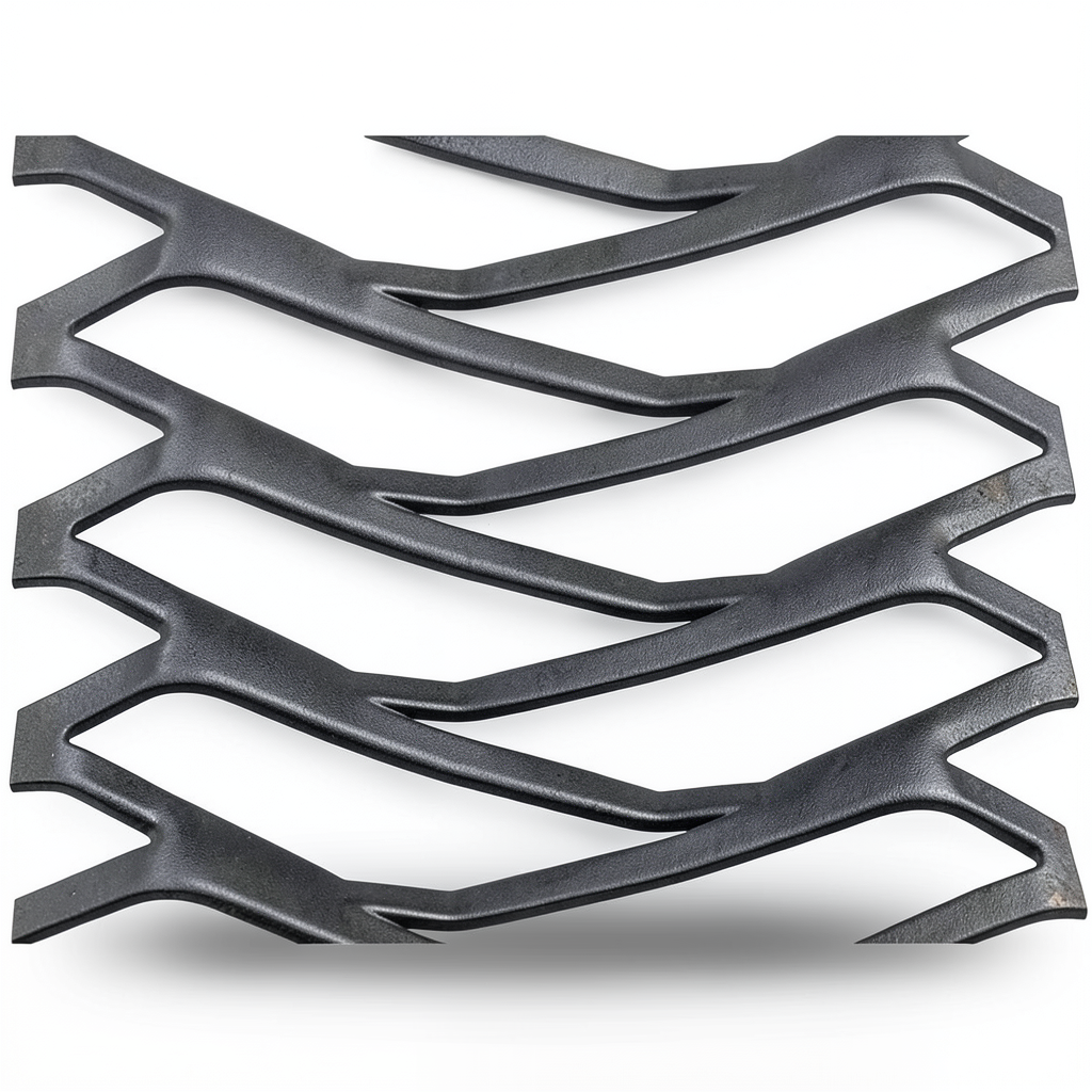 Hot Rolled Expanded Metal Momawaj Shape Thickness 5.8 mm Size 1.22×4 meter