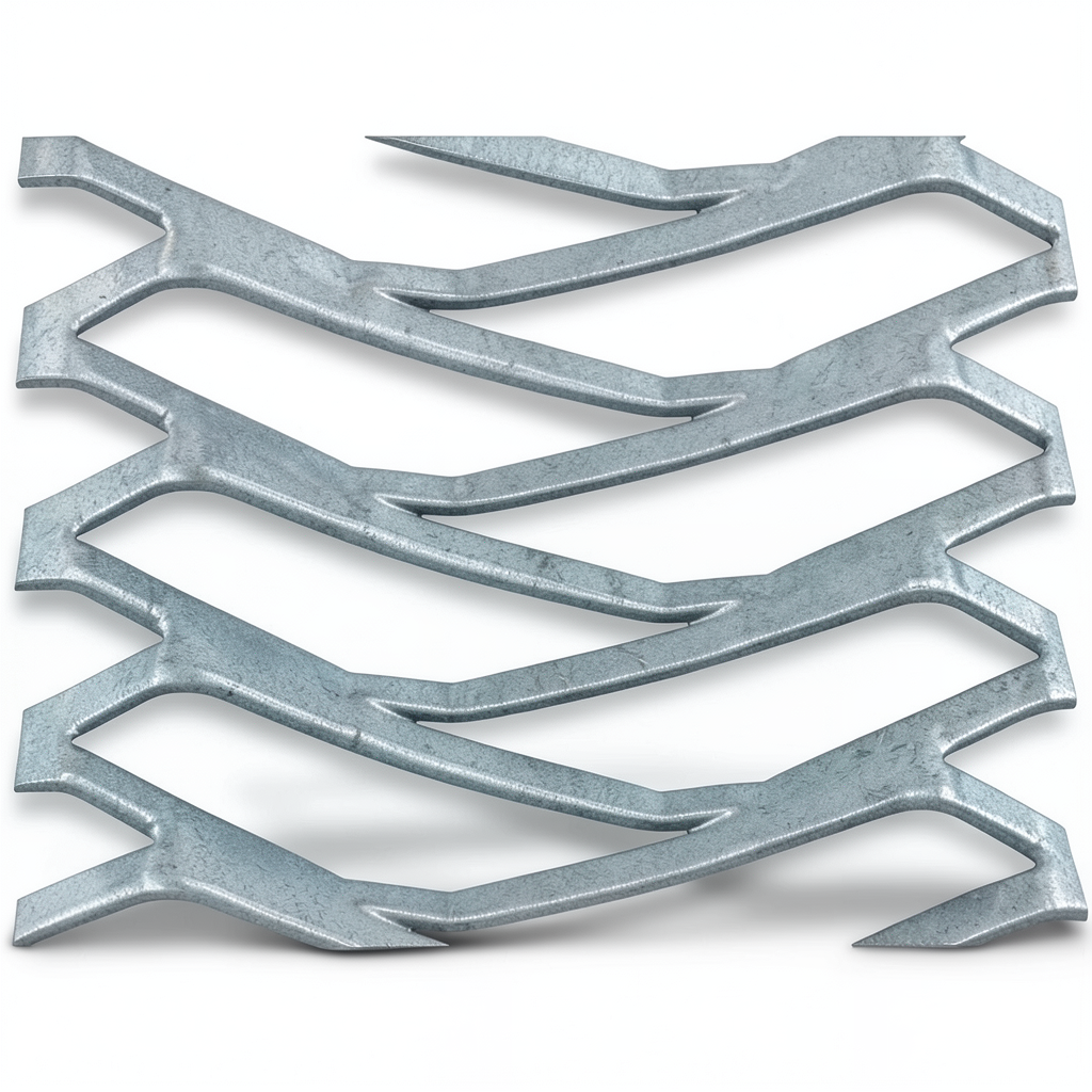 Hot Rolled Expanded Metal Momawaj Shape Thickness 5.8 mm Size 1.22×4 meter