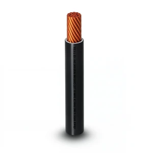 كابل نحاس THHN/THWN عزل PVC 105°C مقاس 0.82 مم² قطر 2.2 مم 600 فولت طول 500 قدم أسود | شركة الفنار