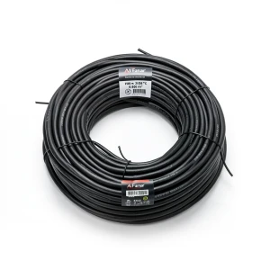 كابل نحاس THHN/THWN عزل PVC 105°C مقاس 0.82 مم² قطر 2.2 مم 600 فولت طول 250 قدم أسود | شركة الفنار
