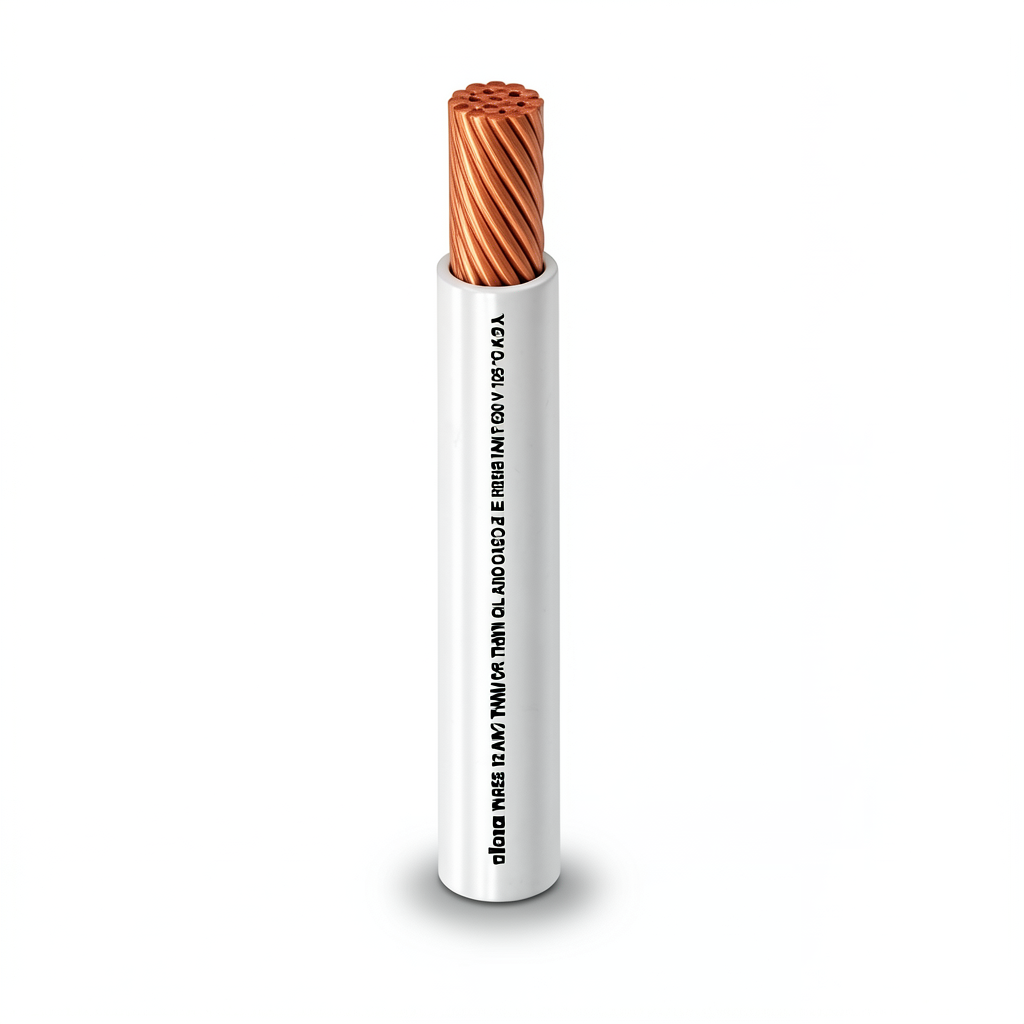 THHN/THWN Copper Cable PVC 105°C Insulation 1.31 mm² 600 Volt 250 Feet White | Al Fanar