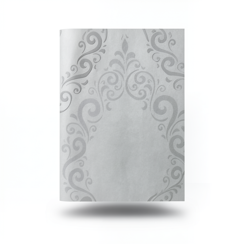 Classic Wallpaper Length 10m, Width 0.53m, Gray Color, Model 225035VE