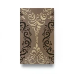 Classic Wallpaper Length 10m, Width 0.53m, Brown Color, Model 225039VE