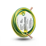 70 mm² Stranded Copper Electrical Wire, 450/750V, PVC Insulated 70°C, Yellow/Green | Asharqiyah Cables Company for Industry