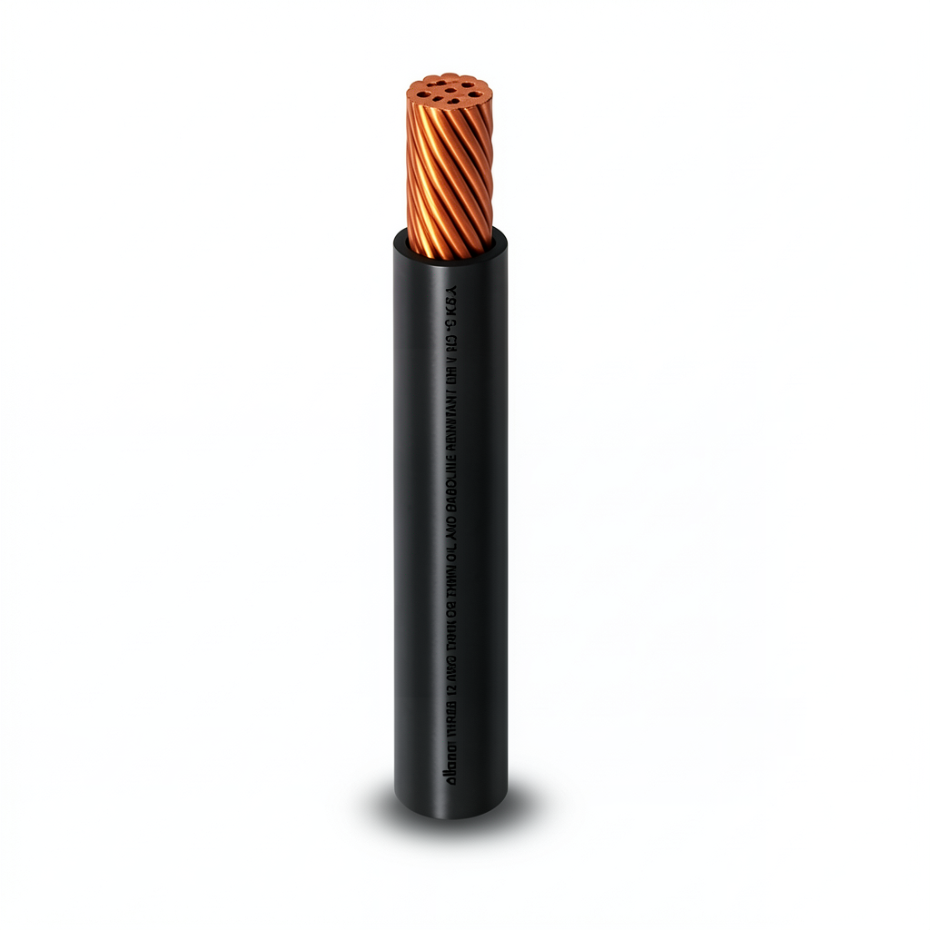 THHN/THWN Copper Cable PVC 105°C Insulation 0.82 mm² 600 Volt 300 Feet Black | Al Fanar