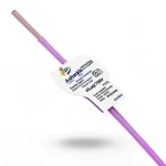 4 sq mm Stranded Copper Electrical Wire, 450/750V, PVC 70°C Insulation, Purple | Asharqiyah Cables Company for Industry