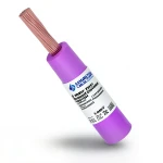 6 mm² Stranded Copper Wire, 450/750V, PVC 70°C Insulation, Purple | Asharqiyah Cables Company for Industry