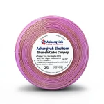 16 sq mm Stranded Electrical Wire, 450/750V, Copper Conductor, PVC 70°C Insulation, Purple | Asharqiyah Cables Company for Industry