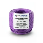 سلك كهرباء مجدول 4 مم²، 450/750 فولت، عزل PVC 70°C، لون بنفسجي | شركة كابلات الشرقية للصناعة