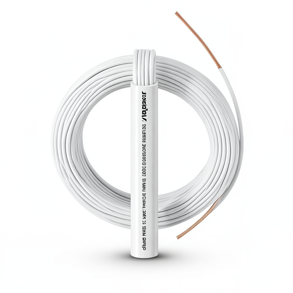 THHN/THWN Copper Cable PVC 105°C Insulation Size 2.08 mm² Diameter 2.9 mm 600 Volt 500 Feet White Color | Al Fanar