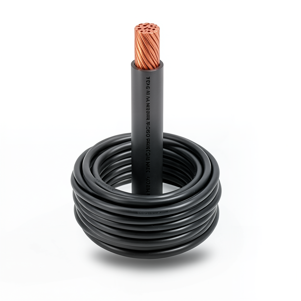 THHN/THWN Copper Cable PVC 105°C Insulation 2.08 mm² Diameter 2.9 mm 600 V 500 Ft Black | Al Fanar