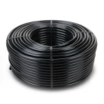 HDPE Coil Pipe Nominal Pressure 6 Bar PE 80 OD 50 mm Thickness 2.9 mm Black