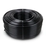 لفة أنابيب HDPE ضغط اسمي 6 بار PE 80 قطر خارجي 63 مم سمك 3.6 مم لون أسود