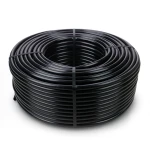 لفة أنابيب HDPE ضغط اسمي 6 بار PE 80 قطر خارجي 90 مم سمك 5.1 مم لون أسود