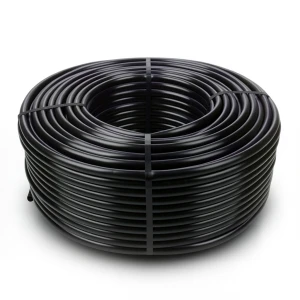 HDPE Plastic Coil Pipe 6 Bar Pressure PE 80, 110 mm OD, 6.3 mm Thickness, Black