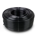 لفة أنابيب HDPE ضغط 3.2 بار PE 80 قطر 50 مم سمك 1.8 مم لون أسود