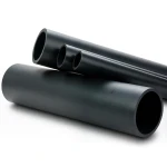 High Density Polyethylene Pipe PN 6 Bar PE 80 OD 200 mm Thickness 11.4 mm Black