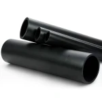 انابيب بلاستيك HDPE ضغط 6 بار PE 80 قطر خارجي 225 مم سماكة 12.8 مم اسود