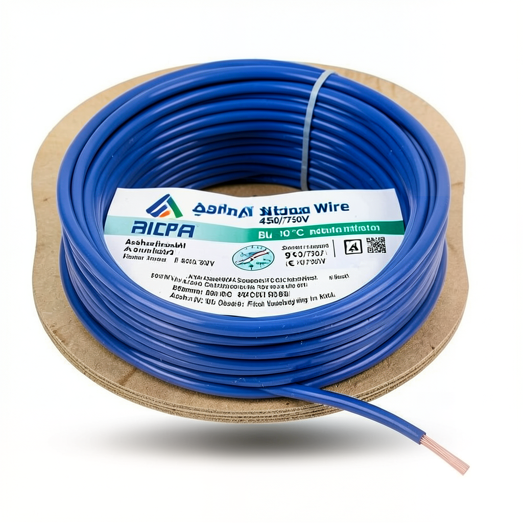 سلك 25 مم NYA 450/750 فولت، نحاس مجدول معزول PVC 90°C، ازرق | شركة كابلات الشرقية للصناعة
