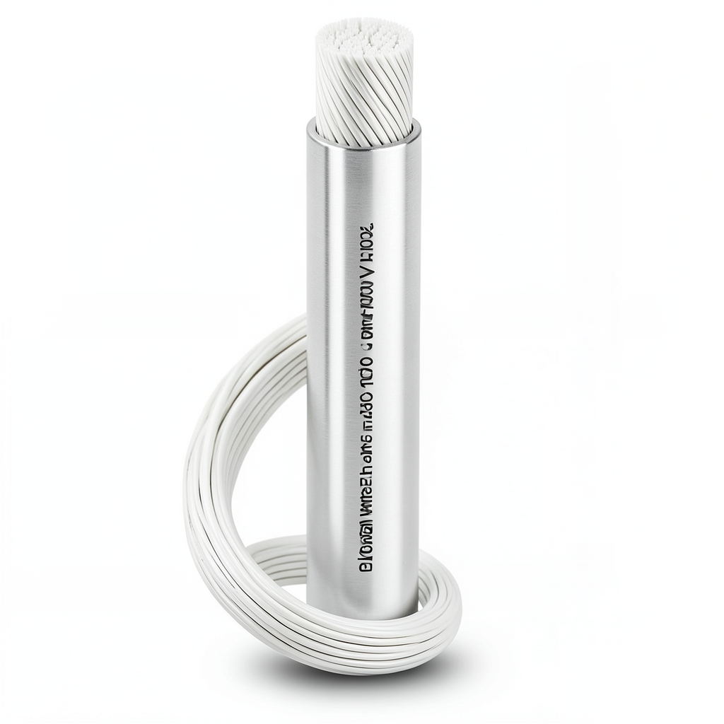 Flexible Tinned Copper Electrical Wire 16mm² 600/1000V, 0.4mm Conductor Diameter, PVC Insulation, White | Al Fanar