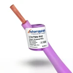 سلك كهرباء مجدول 2.5 مم² 450/750 فولت عزل PVC 70°C بنفسجي | شركة كابلات الشرقية للصناعة
