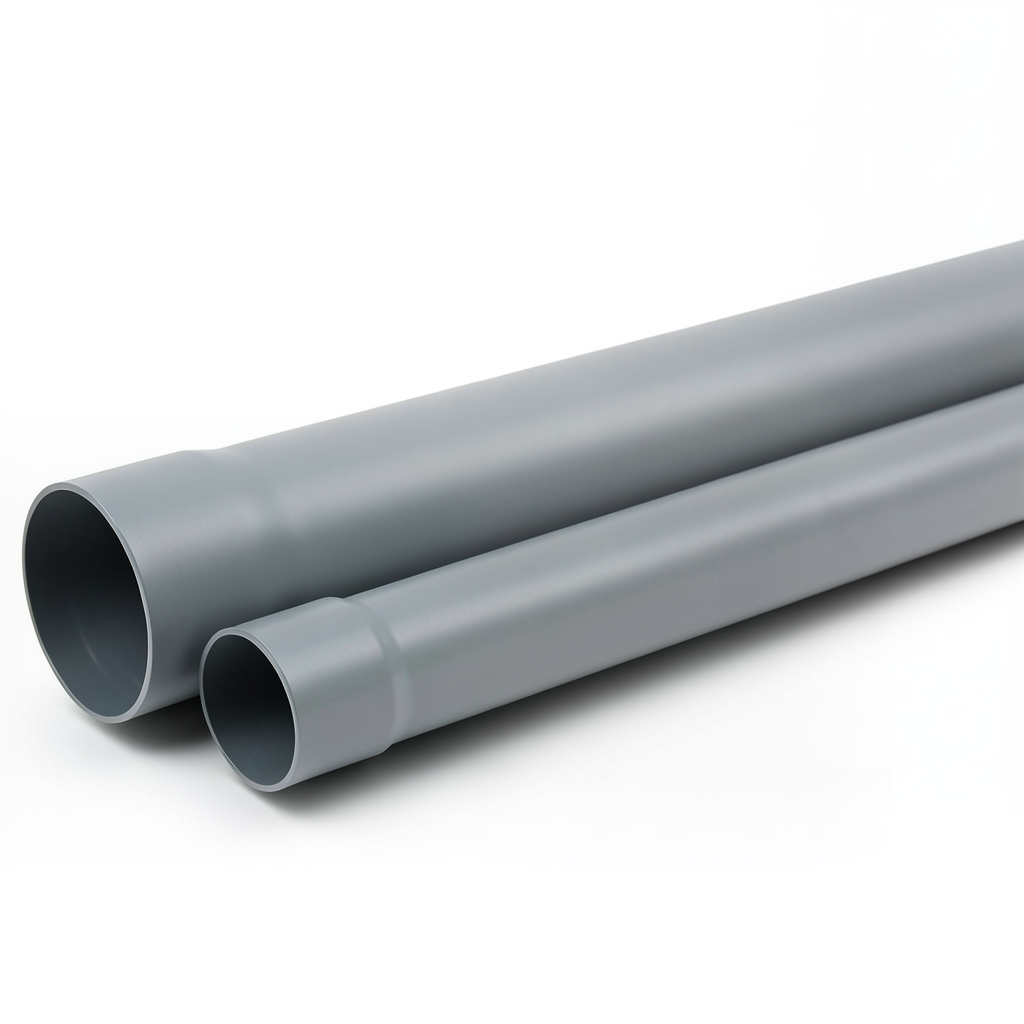 UPVC Pipe SDR 17 Nominal Pressure 16 Bar Size 160 mm Thickness 9.5 mm Grey Color