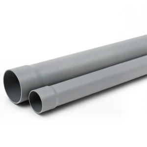 أنابيب UPVC ضغط اسمي 16 بار SDR 17 مقاس 180 ملم سمك 10.7 مم لون رمادي