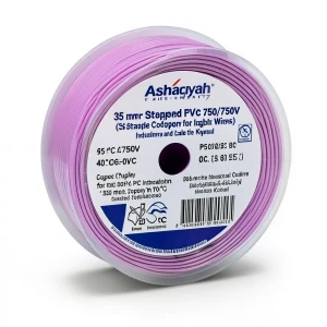 35 mm² Stranded Wire 450/750V Copper PVC 70°C Insulated, Purple | Asharqiyah Cables Company for Industry