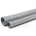 UPVC Plastic Pipe SDR 17 PN 16 Bar Size 200 mm Thickness 11.9 mm Grey Color