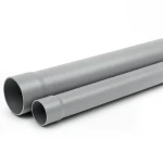 مواسير UPVC ضغط 20 بار SDR 13.6 مقاس 110 مم سماكة 8.1 ملم لون رمادي
