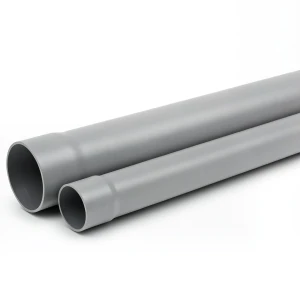 مواسير UPVC ضغط 20 بار SDR 13.6 مقاس 110 مم سماكة 8.1 ملم لون رمادي