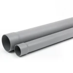 مواسير بلاستيك UPVC ضغط 20 بار SDR 13.6 مقاس 125 ملم سماكة 9.2 ملم لون رمادي