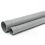 مواسير UPVC ضغط 20 بار SDR 13.6 مقاس 140 مم سماكة 10.3 ملم لون رمادي